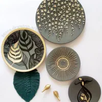 دیوارکوب های سفالی شب یلدا|تابلو، نقاشی، عکس|نیشابور, فردوس شمالی|دیوار