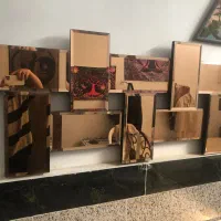 آینه کنسول شیشه ای خاص و زیبا