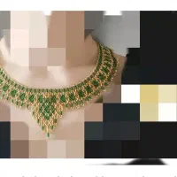 گردنبند منجوق بافت|بدلیجات|اهر, |دیوار