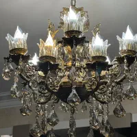 ۲ عدد لوستر برنزی