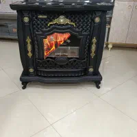 بخاری گازی 37هزار شومینه دو رنگ سفیدومشکی نوآکبند|بخاری، هیتر، شومینه|سمنان, |دیوار