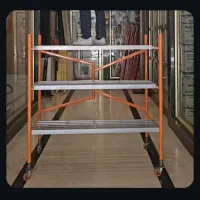 داربست مگان نردبان پله پهن عرض کم|مصالح و تجهیزات ساختمان|تهران, شهرک رضویه|دیوار