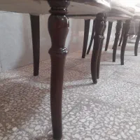 غذاخوری ۴نفره پایه خراطی زیبا|میز و صندلی غذاخوری|قم, نیروگاه|دیوار