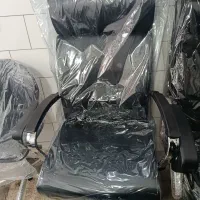 صندلی اداری پدیده درجه یک چرم مشکی