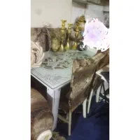 مبل سلطنتی ومیز ناهارخوری