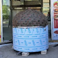 تنور گازی و هیزمی برای طعم دودی غذا
