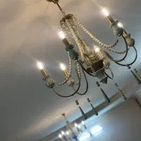 لوستر چوب و فلز در ۴ رنگ تولیدی عالیجناب|لوستر و چراغ آویز|مشهد, شهرک رازی (شهرک غرب)|دیوار