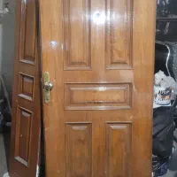 درب ورودی تمام چوب کیفیت خوب