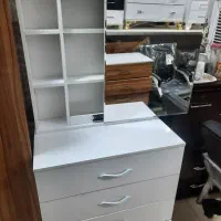 فروش میز آرایش ۴ کشو آینه دار ریلی دراور