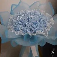 گل روبانی زیبا|گل مصنوعی|قرچک, زیبا شهر|دیوار