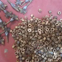 شیر ۹۰درجه ومهره رزوه دار بخاری