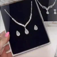 سرویس طرح جواهر با ابکاری نقره