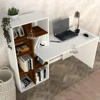 میز تحریر کتابخانه دار مدل ژاله یک|میز تحریر و کامپیوتر|تبریز, |دیوار