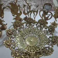 ساعت ایستاده و دکوریجات برنز