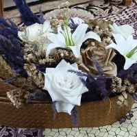 سبد گل مصنوعی