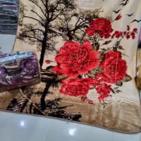 پتو دو نفره گلبافت ساده و طرح دار