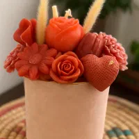 باکس گل شمع