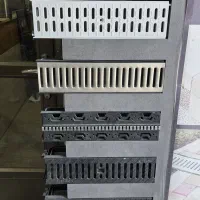 گریل کانال پیش ساخته آب استخر استیل پلاستیکی گاتر