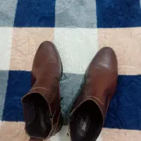 پوتین چرم طبیعی 42|کیف، کفش، کمربند|ارومیه, |دیوار