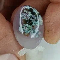 سنگ نگین تراش انگشتر و آویز عقیق شجر