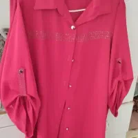 تونیک سرخ آبی مدل ریزشی42تا44