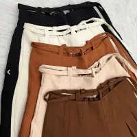 شلوار کرپ بگ زنانه با ضمانت کیفیت