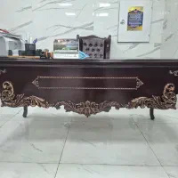 ۲ ست کامل مبلمان و میز اداری مدل کوئین مدیریت چرمی