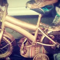 یک دوچرخه المپیا رنگ خاص زیبا