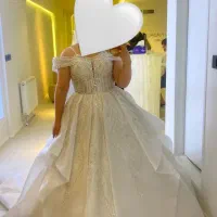 لباس عروس باژیفون زیردامن باتورسر