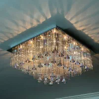 لوستر ۳ حالته کریستال