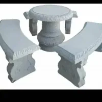 نیمکت صندلی سنگی