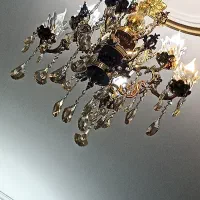 لوستر|لوستر و چراغ آویز|باغستان, |دیوار