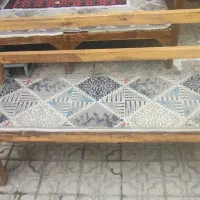 1عدد تخت چوبی 4 نفره و  4 عدد نیمکت چوبی|تخت و سرویس خواب|کرمانشاه, |دیوار