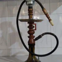 قلیان دوسیب چوب زرد