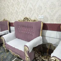 یک دست مبل۷نفره+سه تا میز عسلی|مبلمان خانگی و میز عسلی|اقبالیه, |دیوار