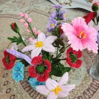 گل‌های دست ساز پی پاک کن|گل مصنوعی|خوی, |دیوار