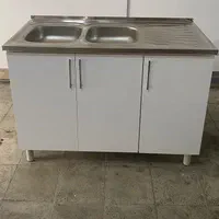 سینک کابینت هایگلاس سفید پرداخت درب منزل