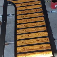 نقاشی درب و پنجره فرفورژه و طرح چوب