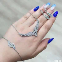 سرویس فلاور نقره Many flowers جواهری بدون دستمزد16|بدلیجات|تبریز, |دیوار