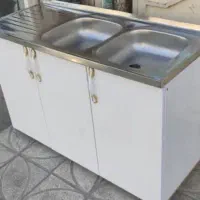 کابینت سینک و سینک و شیر و ابچکان