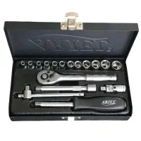 جعبه بکس های 17و24 پارچه حرفه ای درایو1/4و1/2 آریل