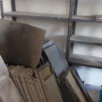 تعداد ۲۲۸عددقفسه فلزی در سایزهای مختلف با پایه|کتابخانه، شلف، قفسه‌های دیواری|شاهرود, |دیوار