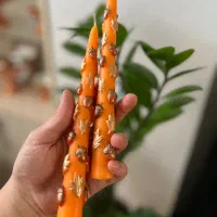 شمع پاییزی فانتزی دست‌ساز