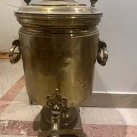 سماور روسی زغالی خیلی سالم قدیمی