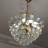 لوستر 8شعله|لوستر و چراغ آویز|قم, باجک سه|دیوار