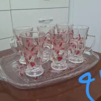 سرویس پزیرایی کریستال|ظروف سرو و پذیرایی|هشتگرد, هشتگرد قدیم|دیوار