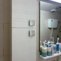 روشویی حمام و دستشویی با کابین و آینه