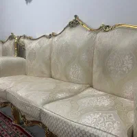 مبل سلطنتی  9 نفره همراه عسلی|مبلمان خانگی و میز عسلی|ایلام, |دیوار