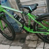 دوچرخه المپیا سبز فسفری آلمینیومی اصل شیمانو