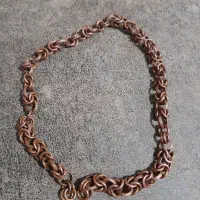 زنجیر مسی و زنجیر مردانه نونو فقط قفلش افتاده